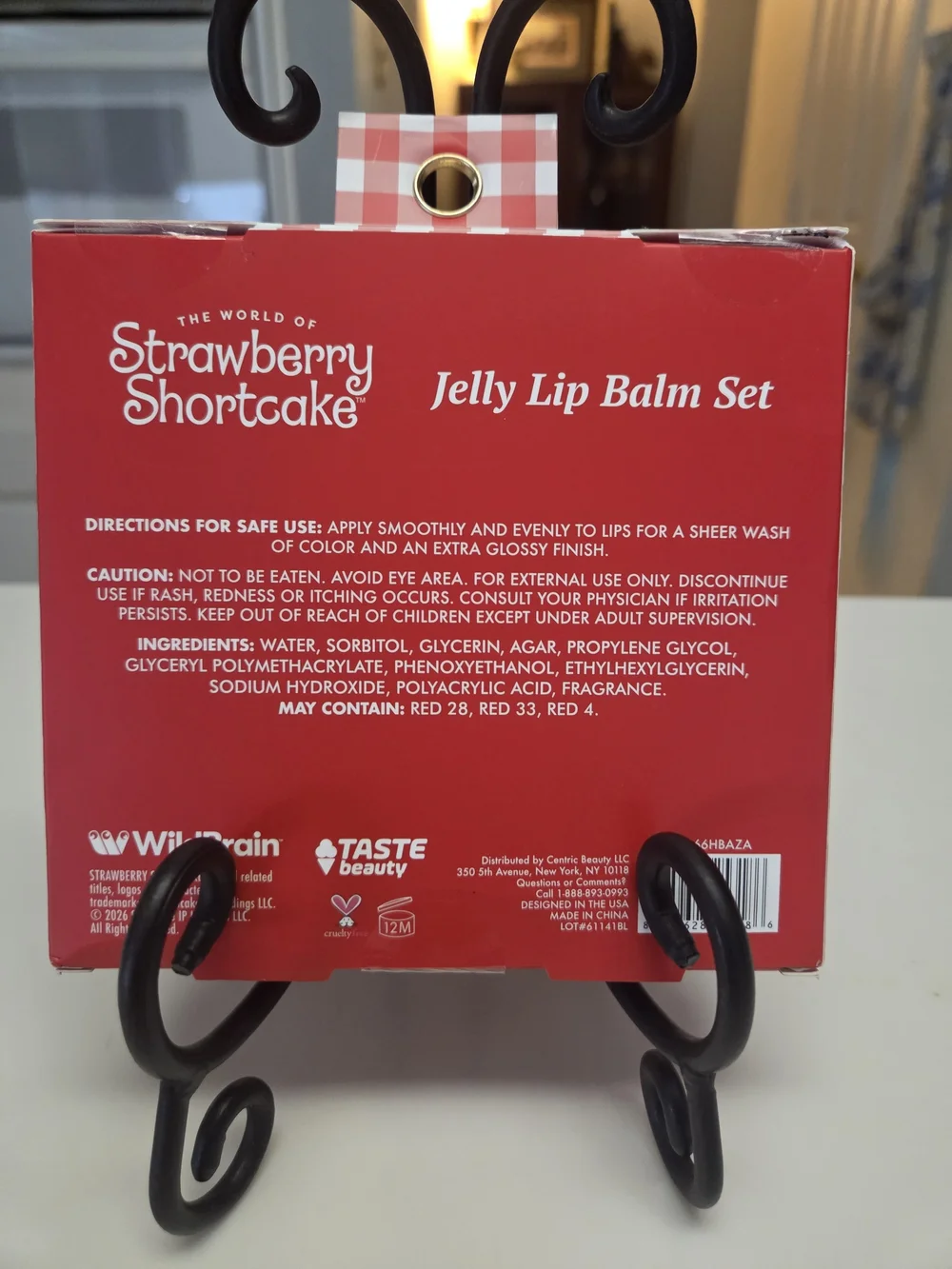 Strawberry Shortcake 4 Piece Jelly Balm Set NEW 4 Different Scents NIB